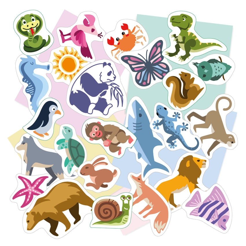 Set 24 vodoodpornih nalepk