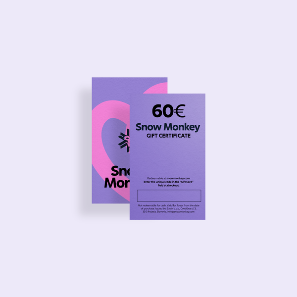 Gift card – printed