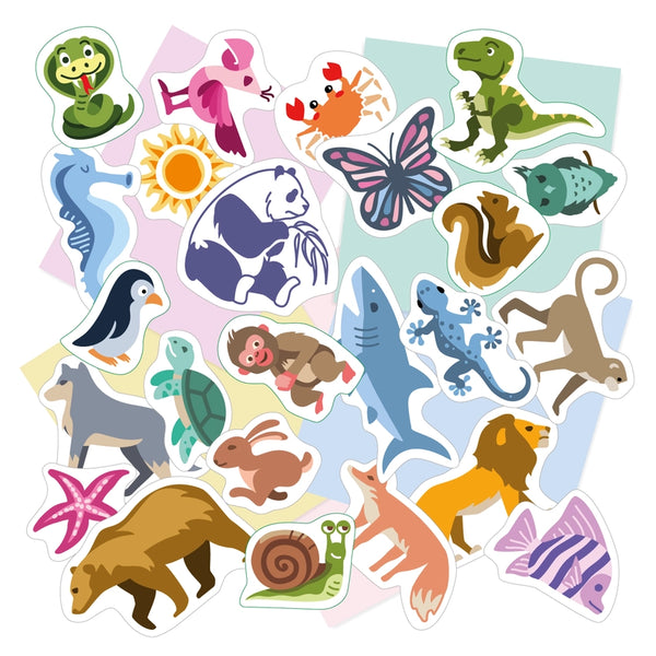 Set 24 vodoodpornih nalepk